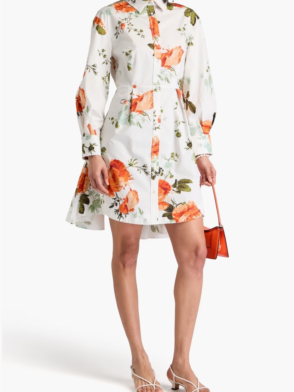 ERDEM
floral-print cotton mini shirtdress - Picture 2 of 15